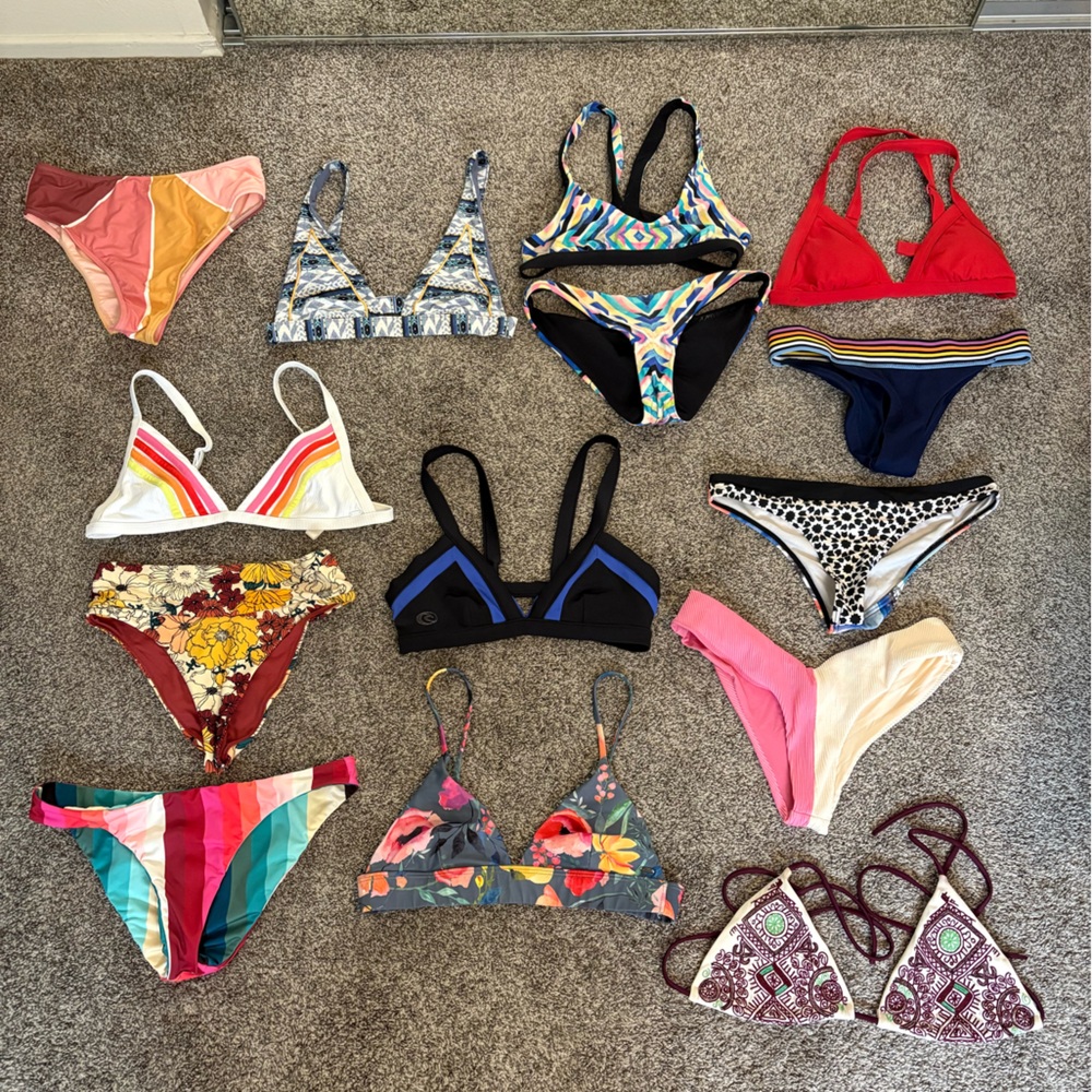 Colorful Women's Bikini Pieces